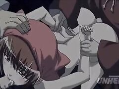 Little Japanese Slut Fucking Hard in BDSM - Hentai Uncensored